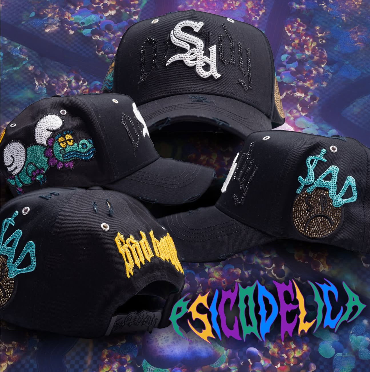 Dandy Hats x Junior H “PSICODÉLICA”