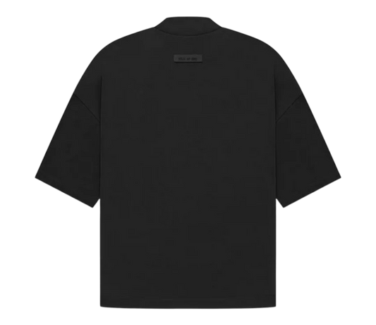 TEE ESSENTIALS BLACK JET BLACK