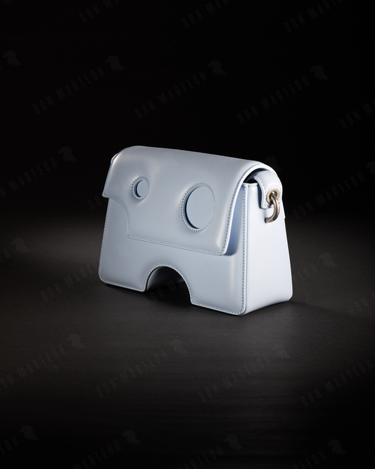 Off White Bolso Burrow - Light Blue