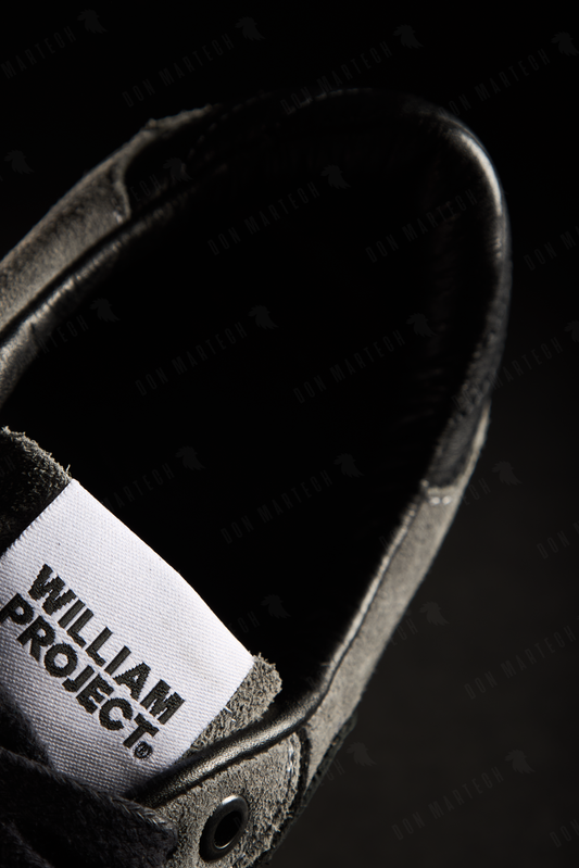 Tenis William Project Negro Gamuza