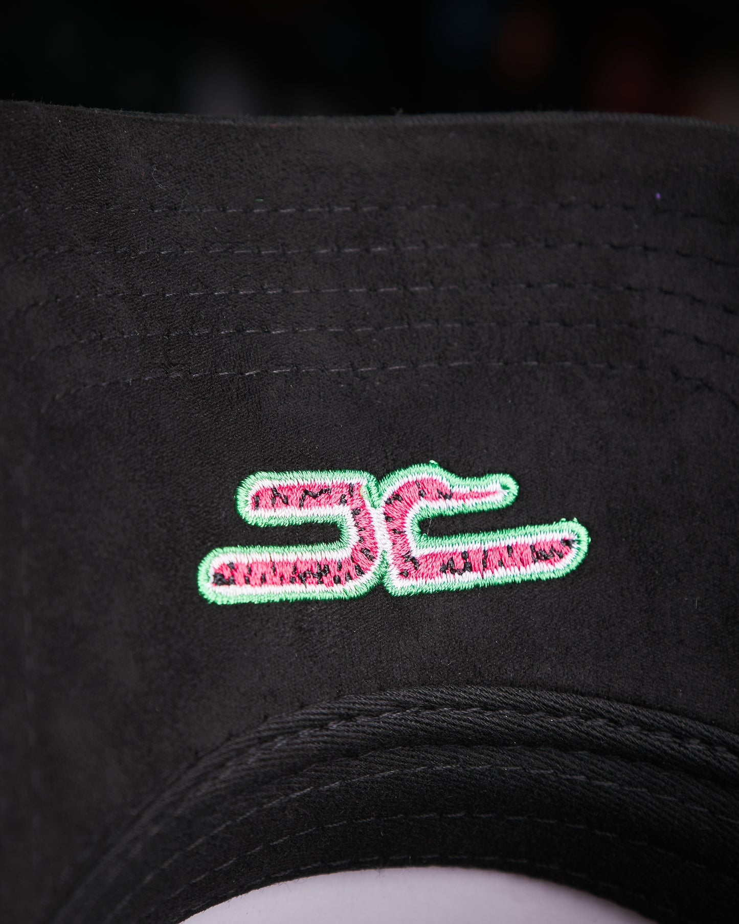 JC Hats - Watermelon Cat Black