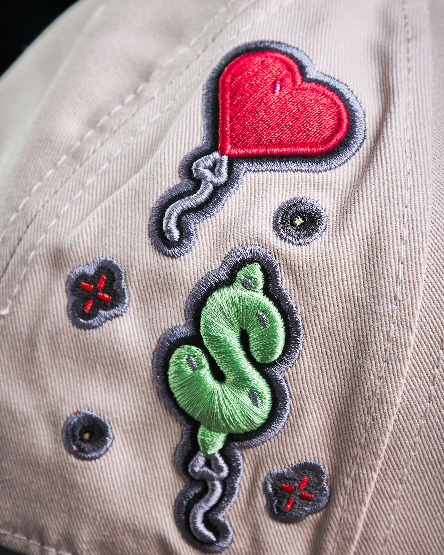 JC Hats - Love Money Beige/Azul