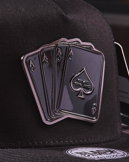 JC Hats - Poker Black on Black