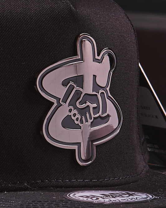 JC Hat Business Black on Black