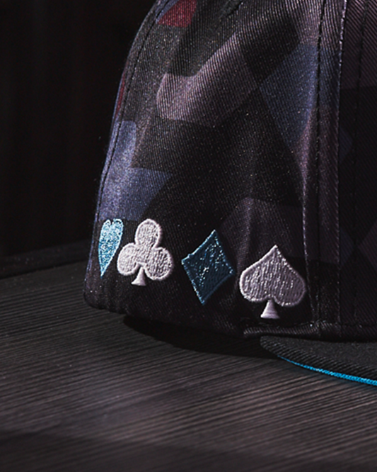 JC Hats - Poker Camo Blue
