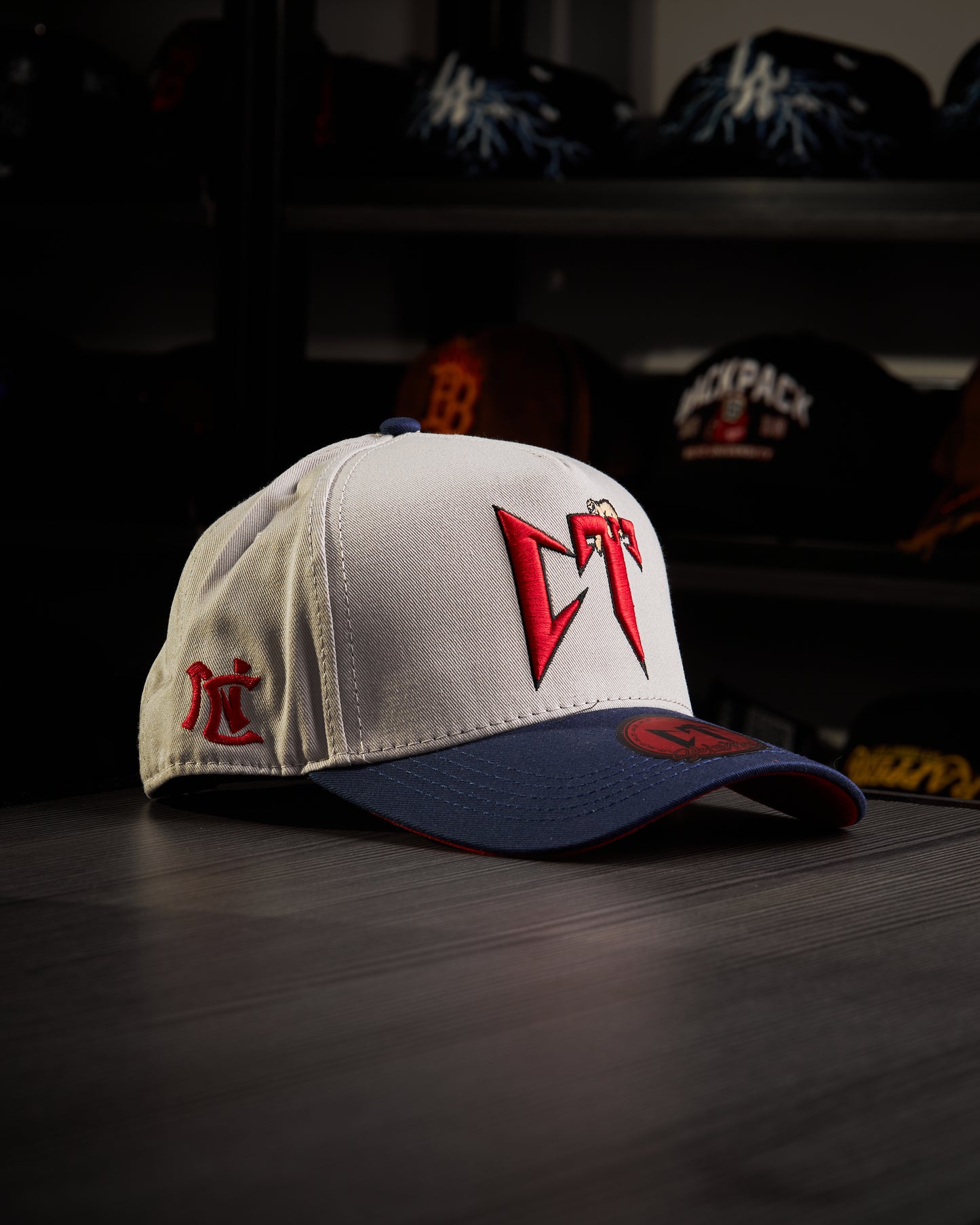 JC Hats - CT Logo Grey/Navy