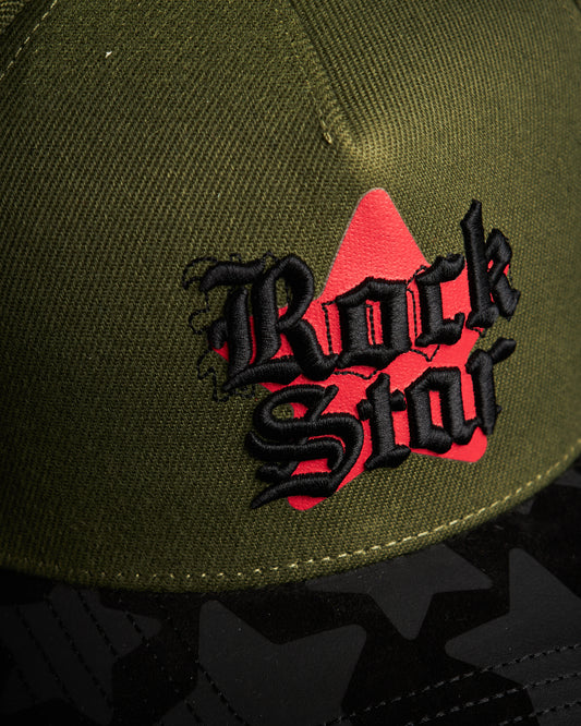 Jc Hats Rock Star Green Dark