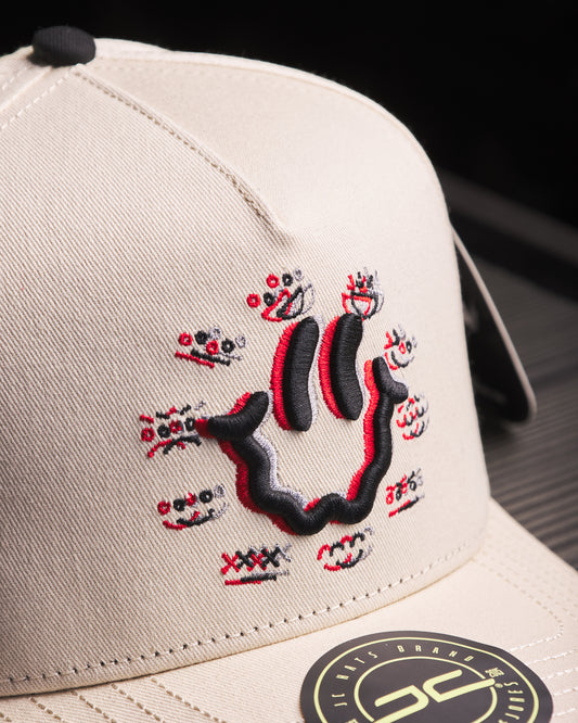 JC Hats - "Happy Face" | Beige