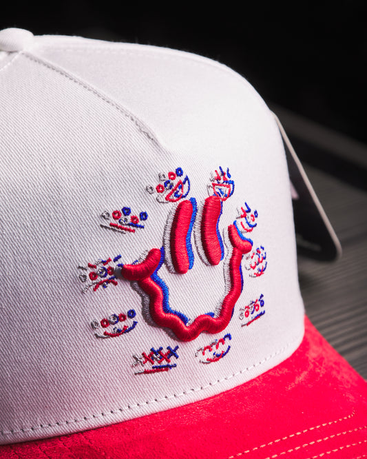 JC Hats - "Happy Face" | Red