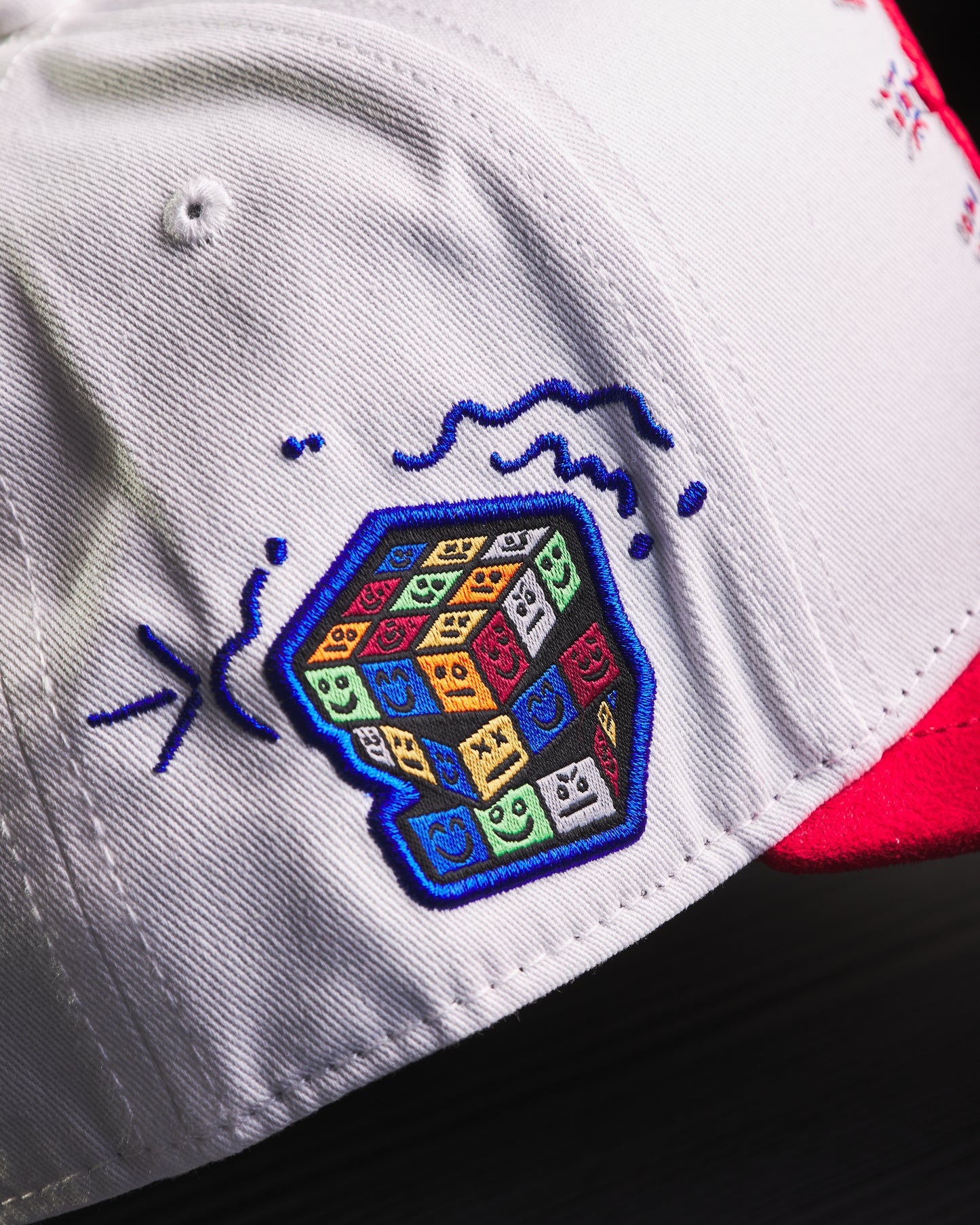 JC Hats - "Happy Face" | Red