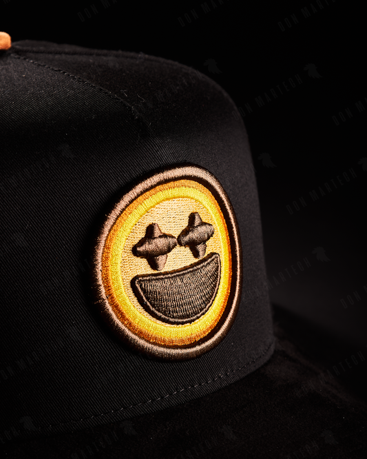 JC Hats - "BD Happy" (negro/amarillo)