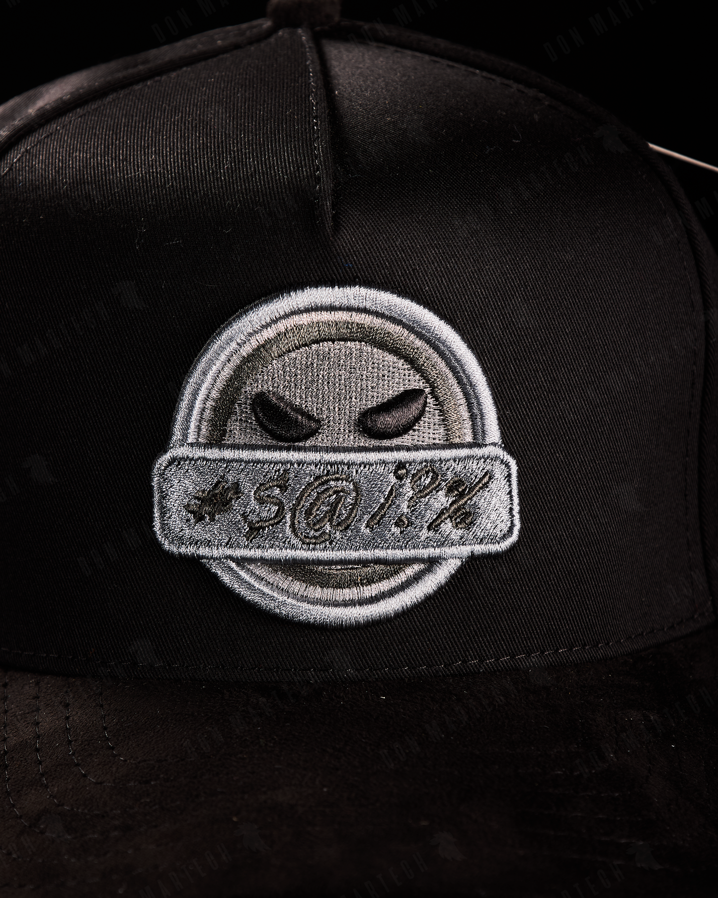 JC Hats - "BD Angry" (negro/metálico)
