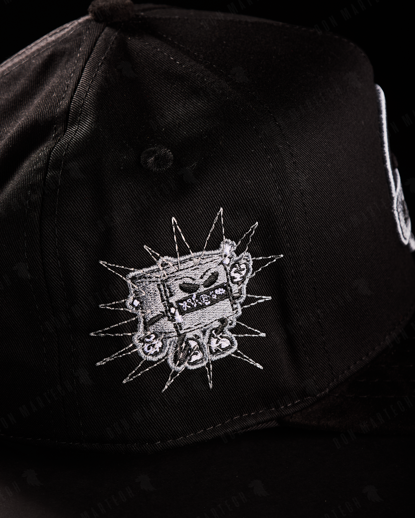 JC Hats - "BD Angry" (negro/metálico)