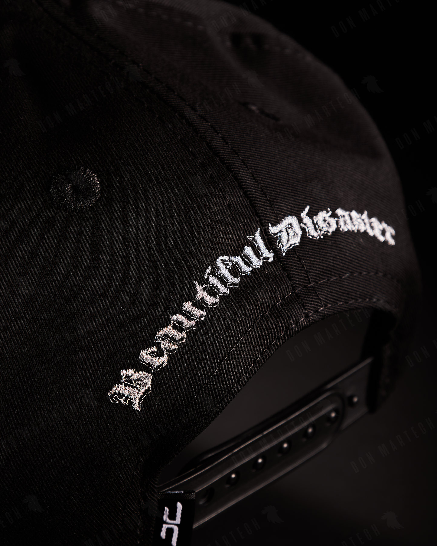 JC Hats - "BD Angry" (negro/metálico)
