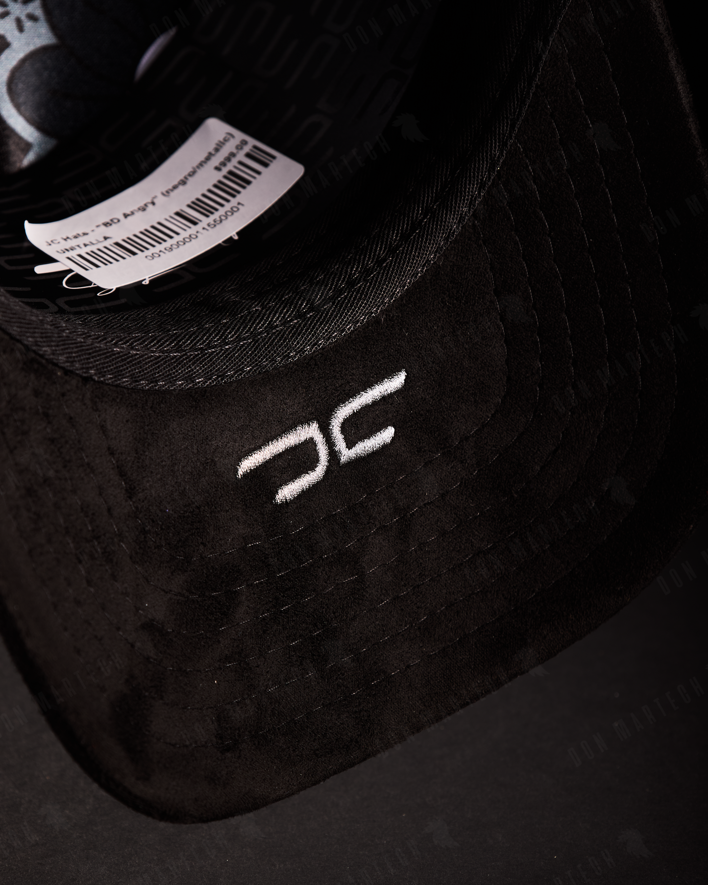 JC Hats - "BD Angry" (negro/metálico)