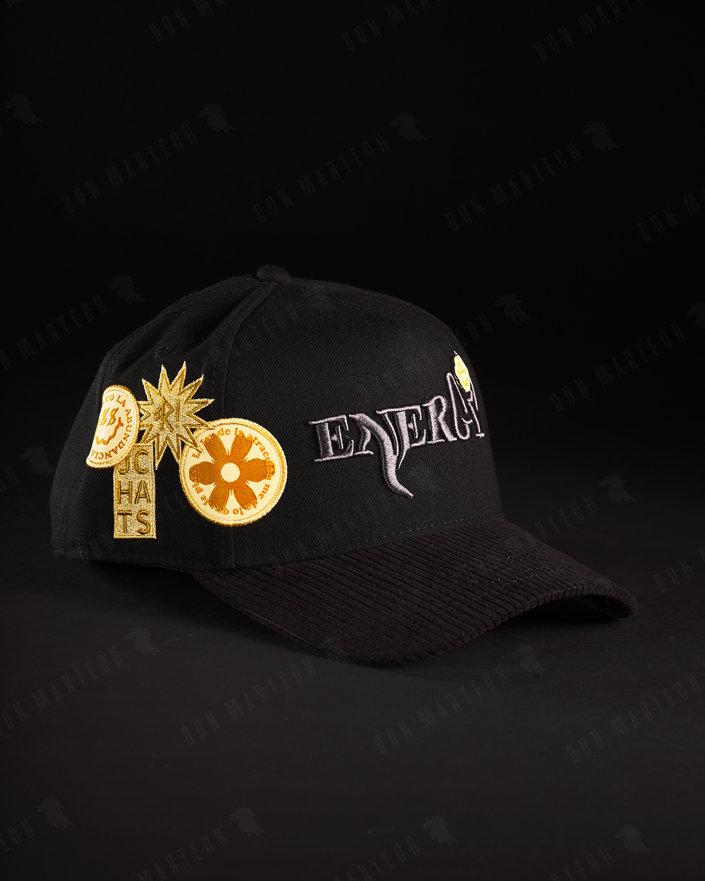 JC Hats - "Energy" (negro/amarillo)