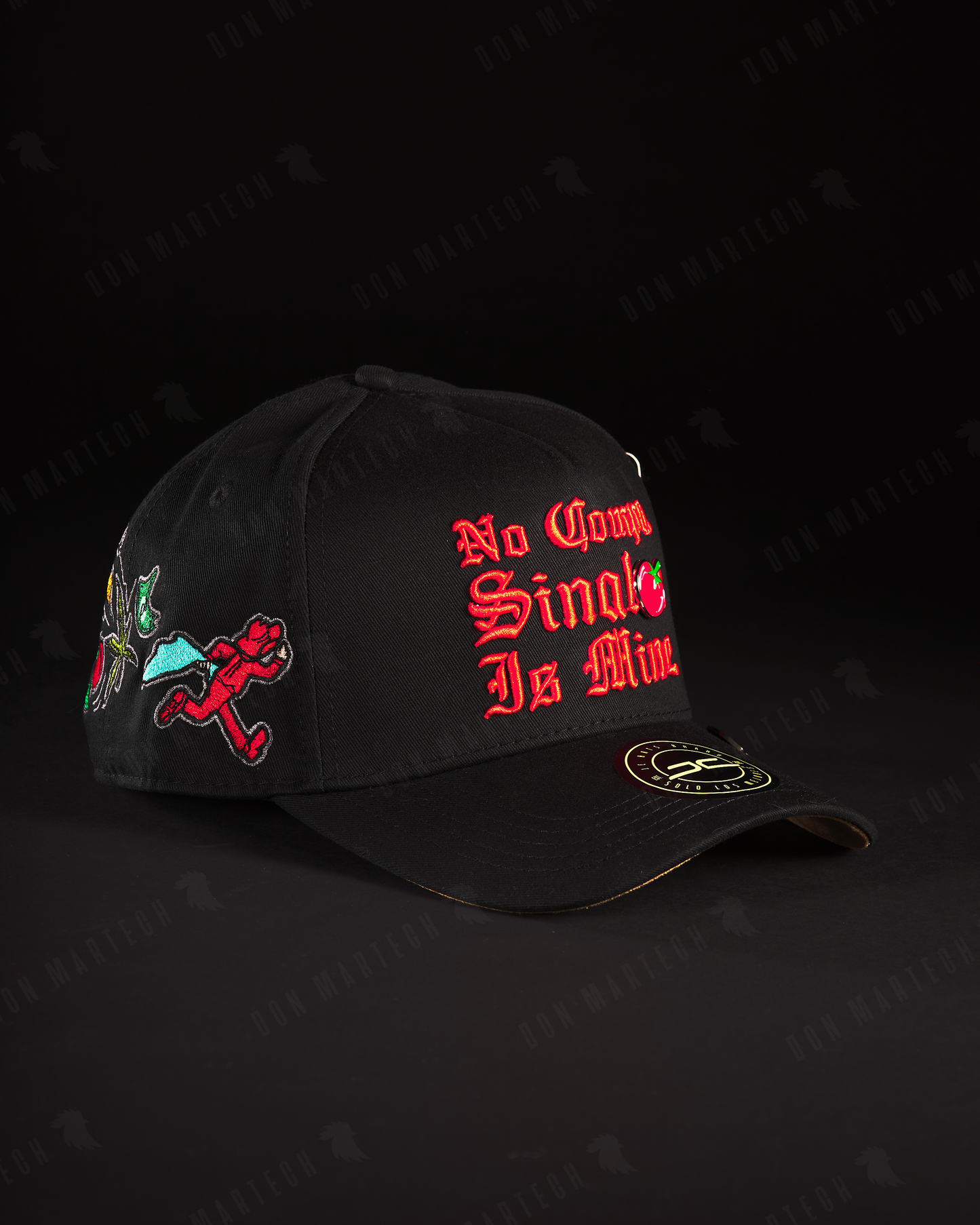 JC Hats - "Sinaloa Is Mine" (negro/rojo)