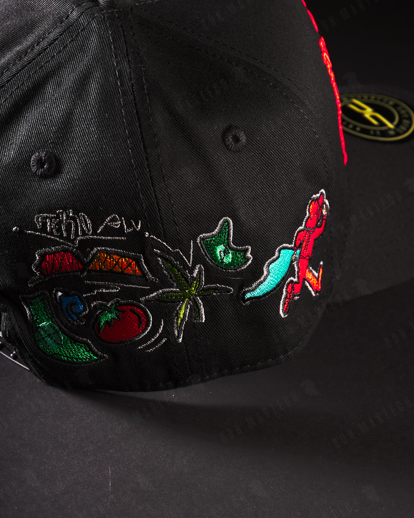 JC Hats - "Sinaloa Is Mine" (negro/rojo)