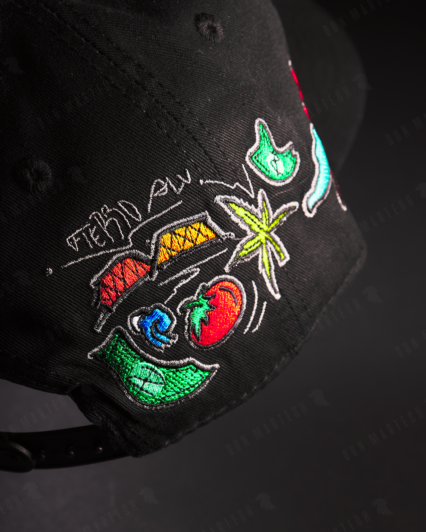 JC Hats - "Sinaloa Is Mine" (negro/rojo)