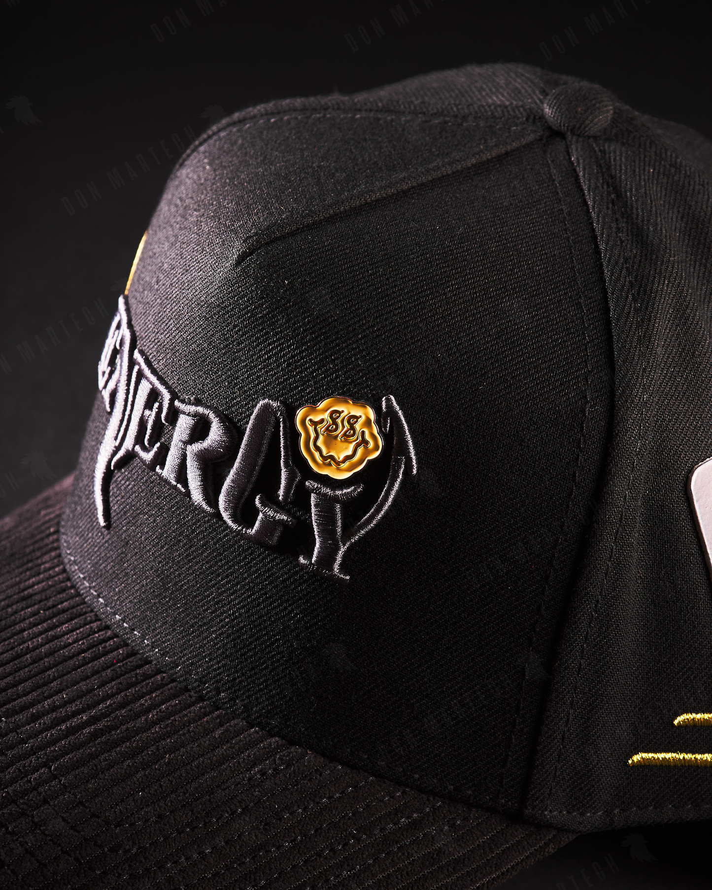 JC Hats - "Energy" (negro/amarillo)