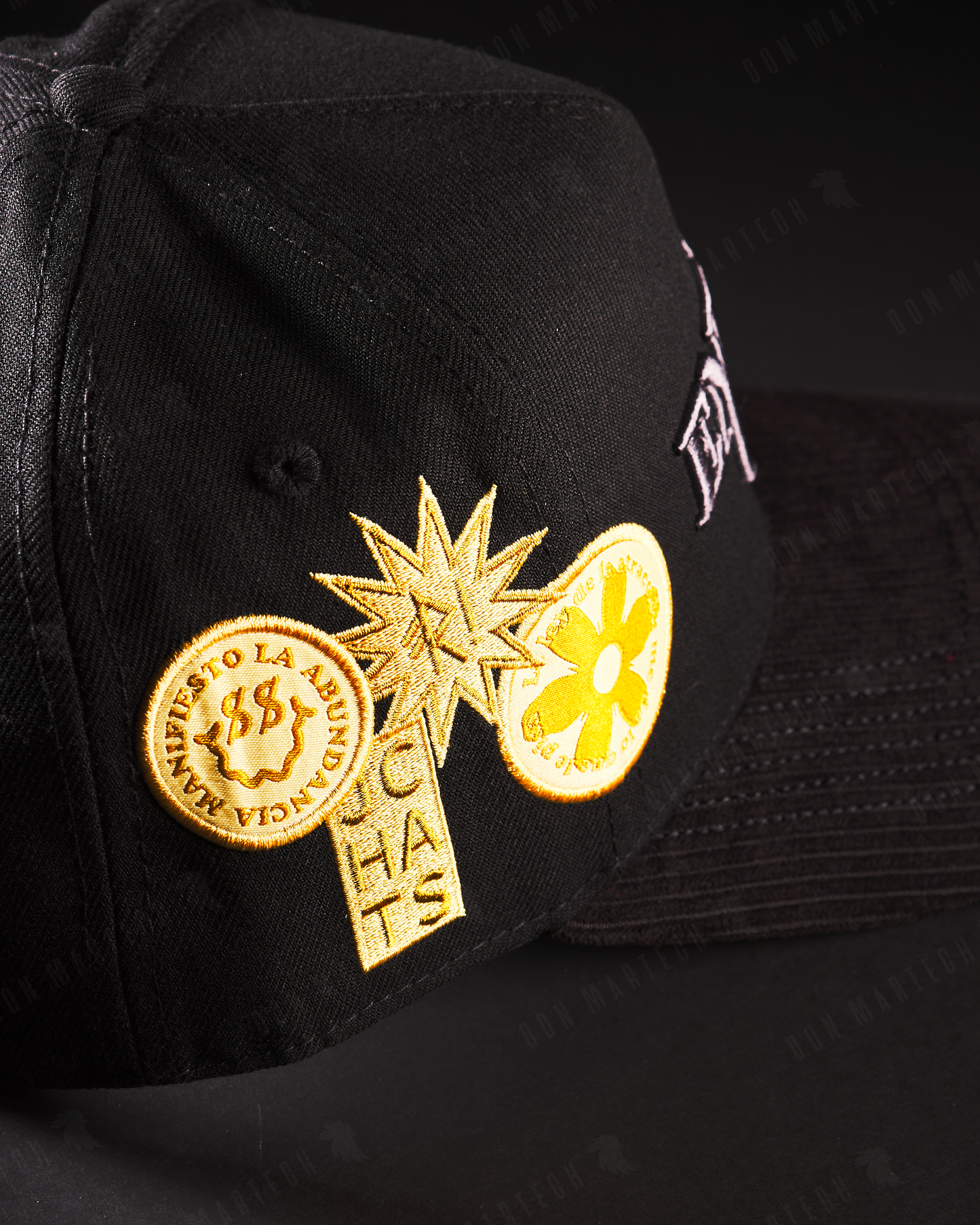 JC Hats - "Energy" (negro/amarillo)