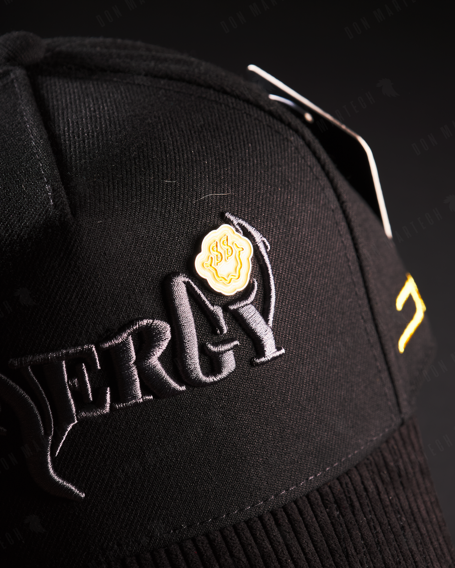 JC Hats - "Energy" (negro/amarillo)
