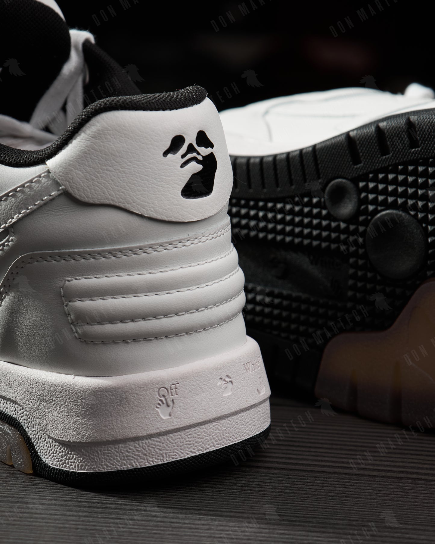 Off-White Out of Office Low 'Logo Print - White Black'
