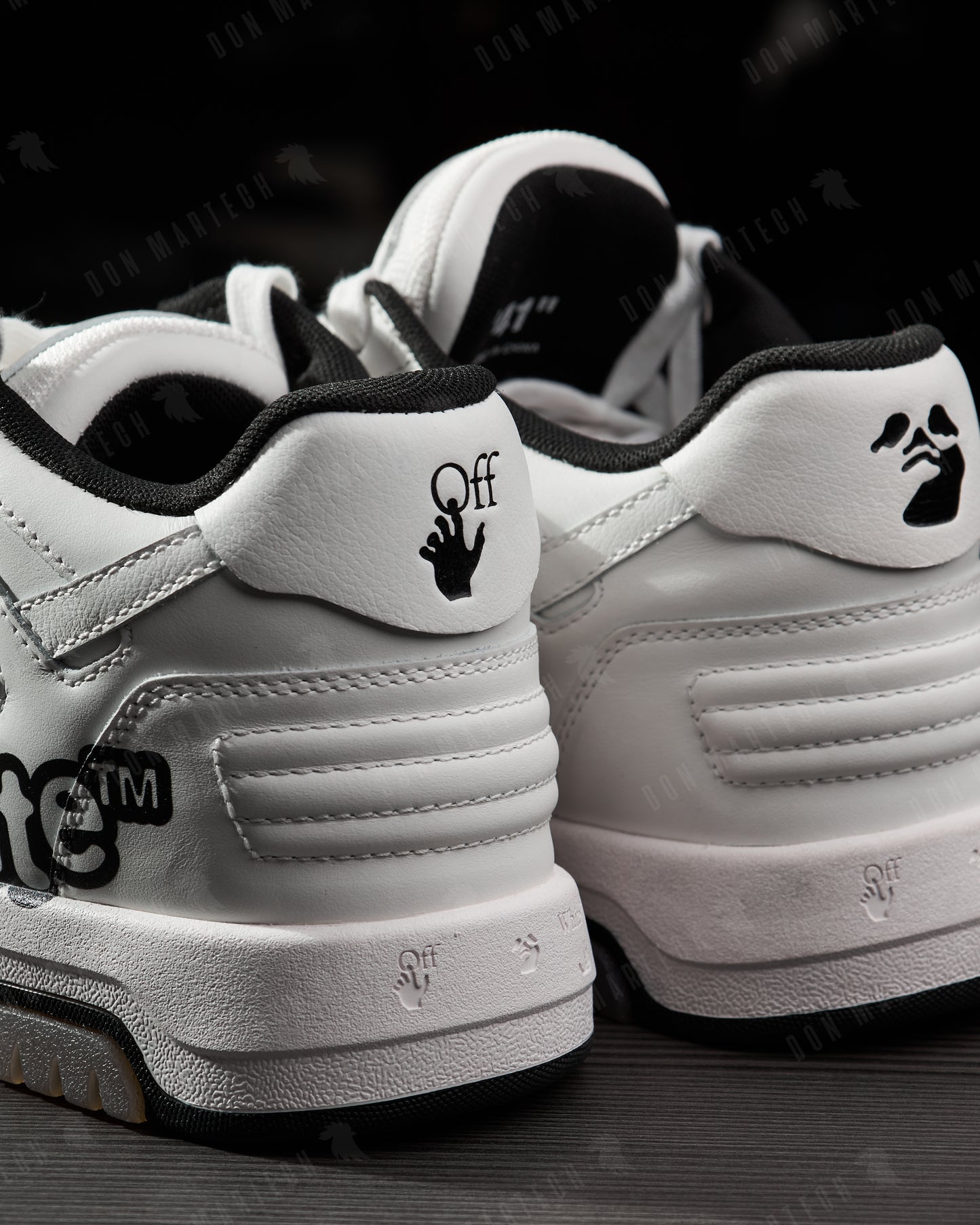 Off-White Out of Office Low 'Logo Print - White Black'