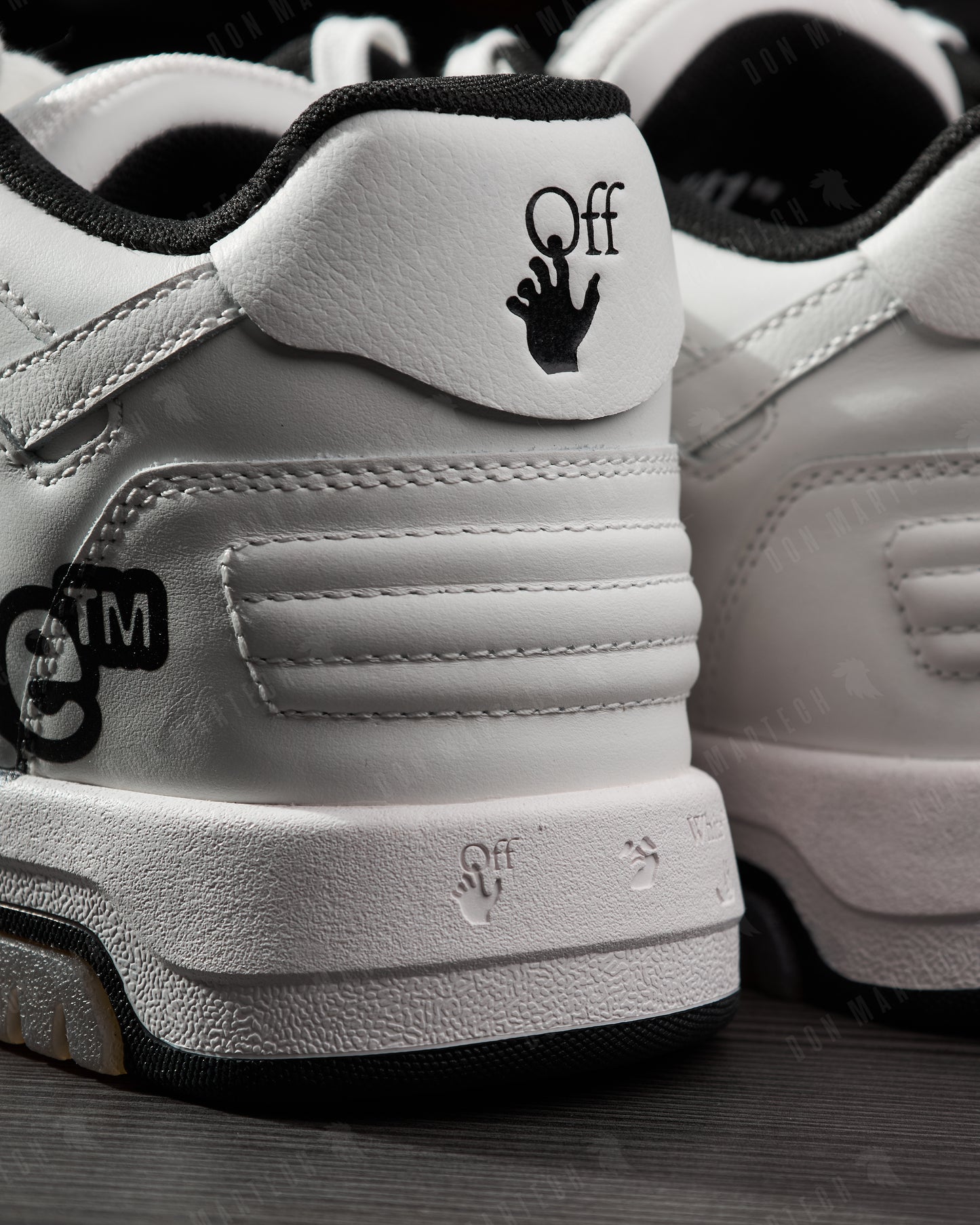 Off-White Out of Office Low 'Logo Print - White Black'
