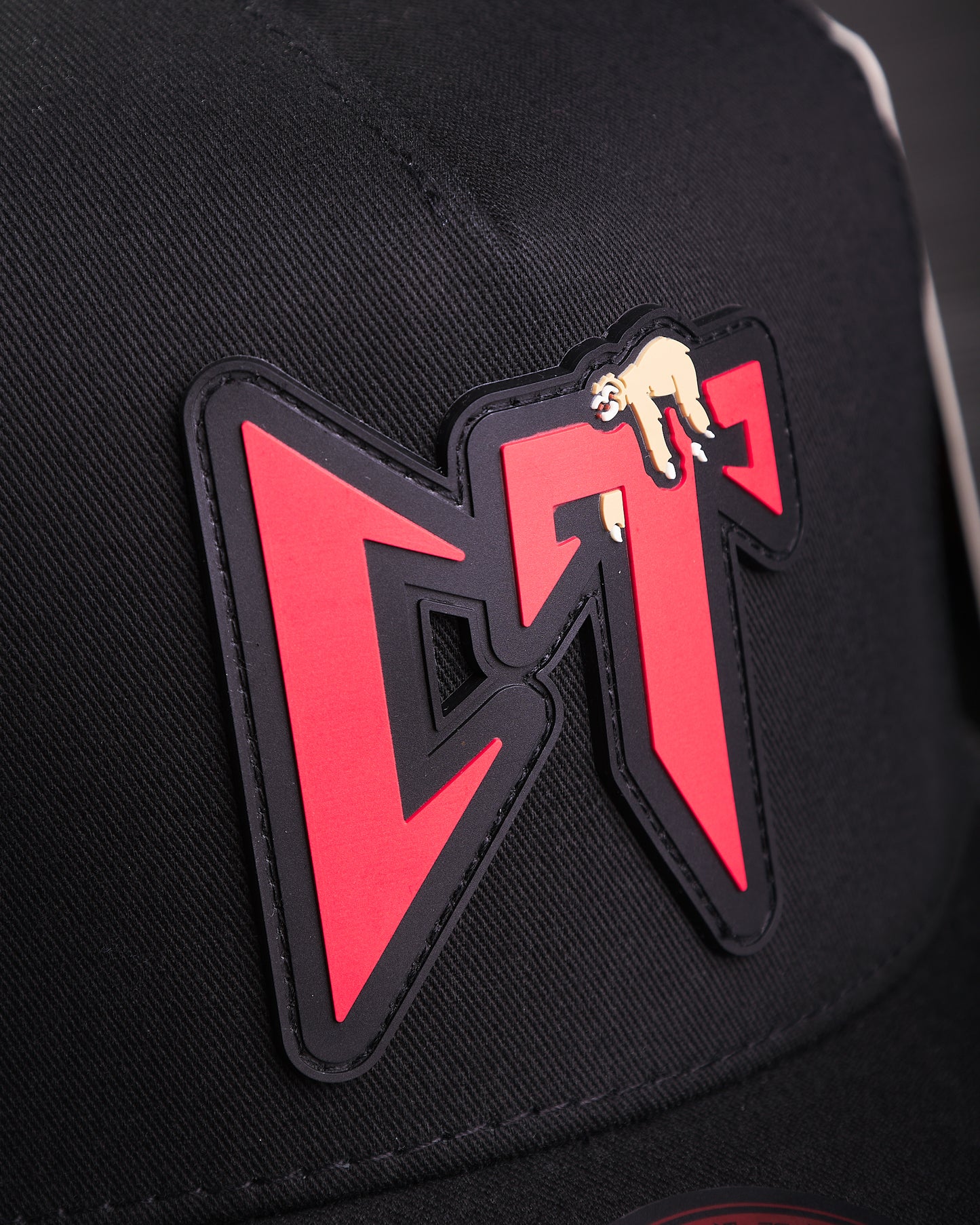 JC Hats - CT Black/Red PVC