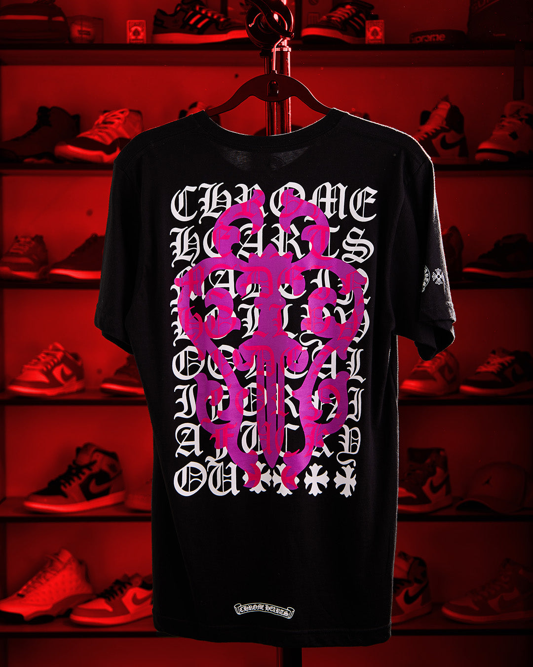 Chrome Hearts - Eye Chart Dagger en negro – Don Martech Sneakers