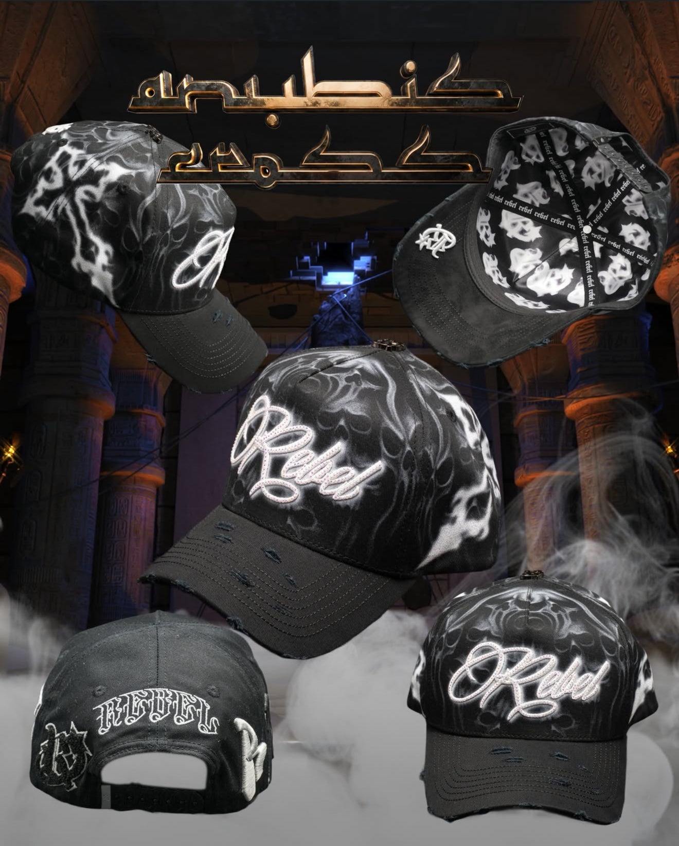 Rebel Hats - Anubis Cross