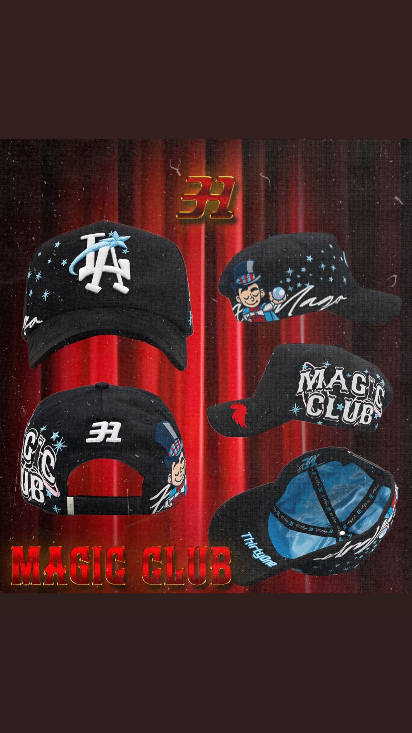 Gorra 31 Hats x El Mago “Magic Club”