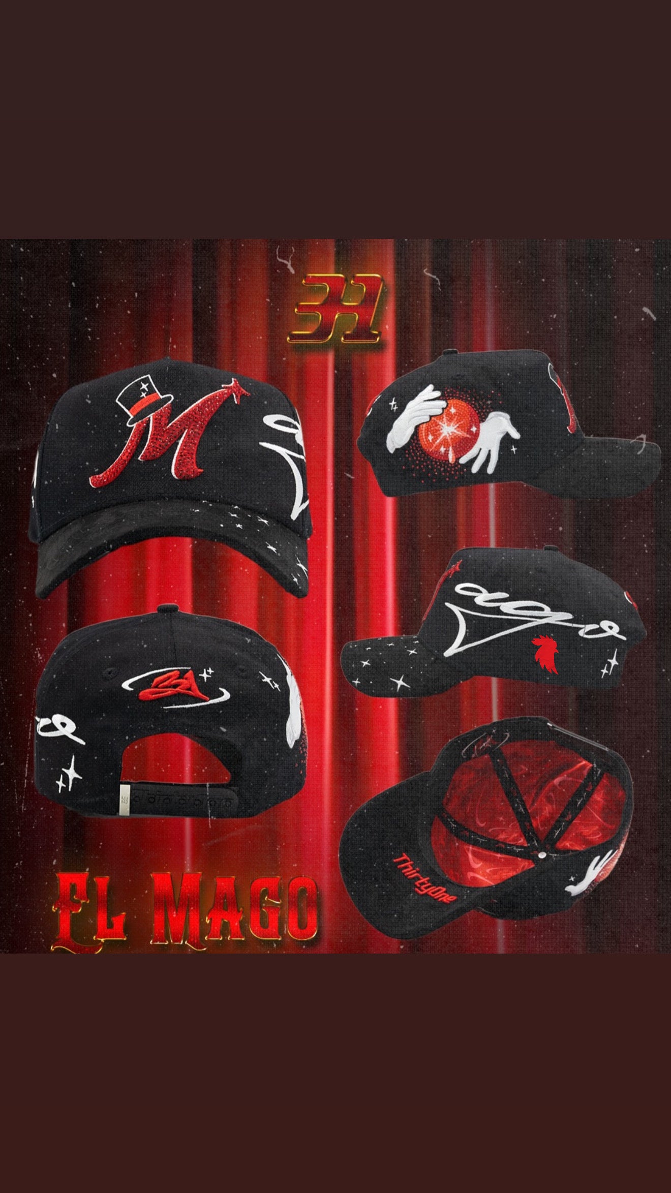 Gorra 31 Hats x El Mago “El Mago”
