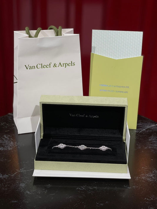 Pulso Tipo Van Cleef & Arpels Silver