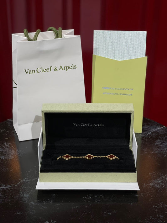 Pulso Tipo Van Cleef & Arpels Marrón