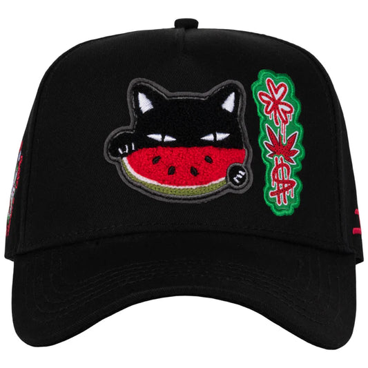 JC HATS WATERMELON BLACK