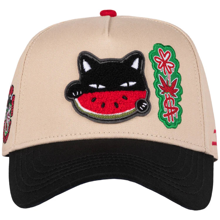 JC HATS WATERMELON CAT BEIGE