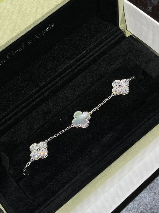 Pulso Tipo Van Cleef & Arpels Silver