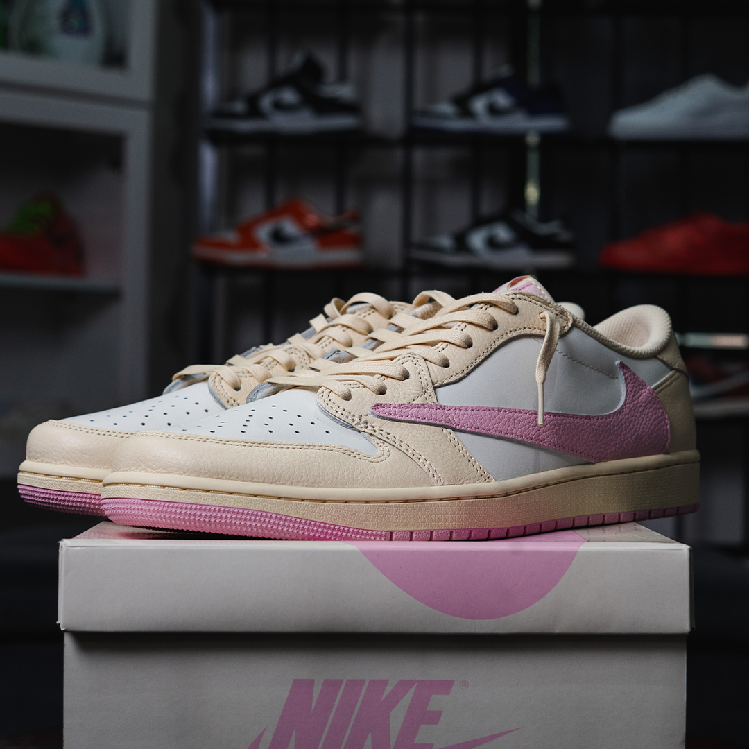 Air Jordan 1 Low x Travis Scott - "Shy Pink"