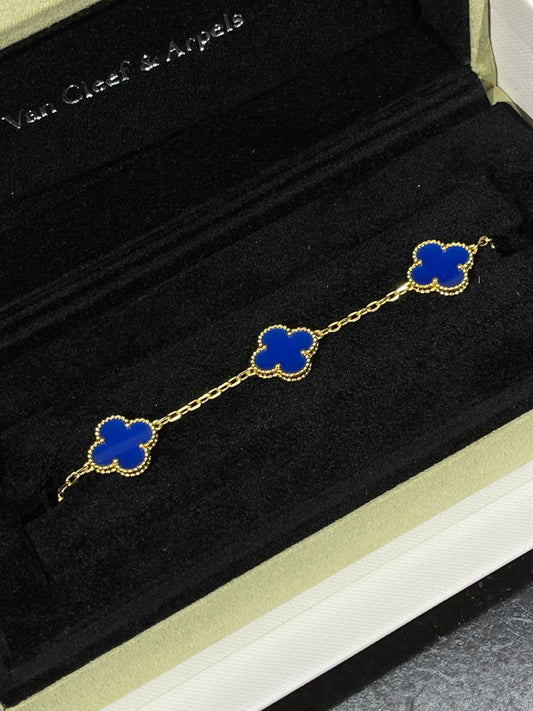 Pulso Tipo Van Cleef & Arpels Blue