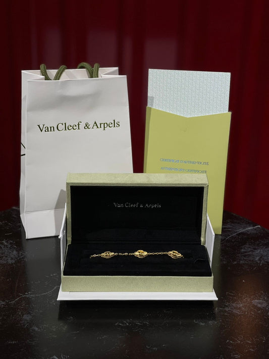 Pulso Tipo Van Cleef & Arpels Gold