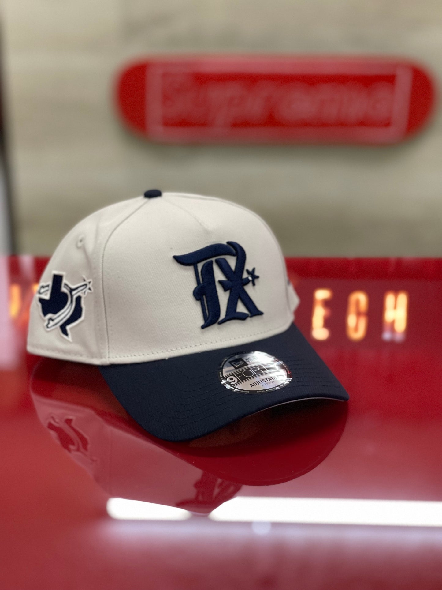 New Era Texas Blue Beige 9 forty