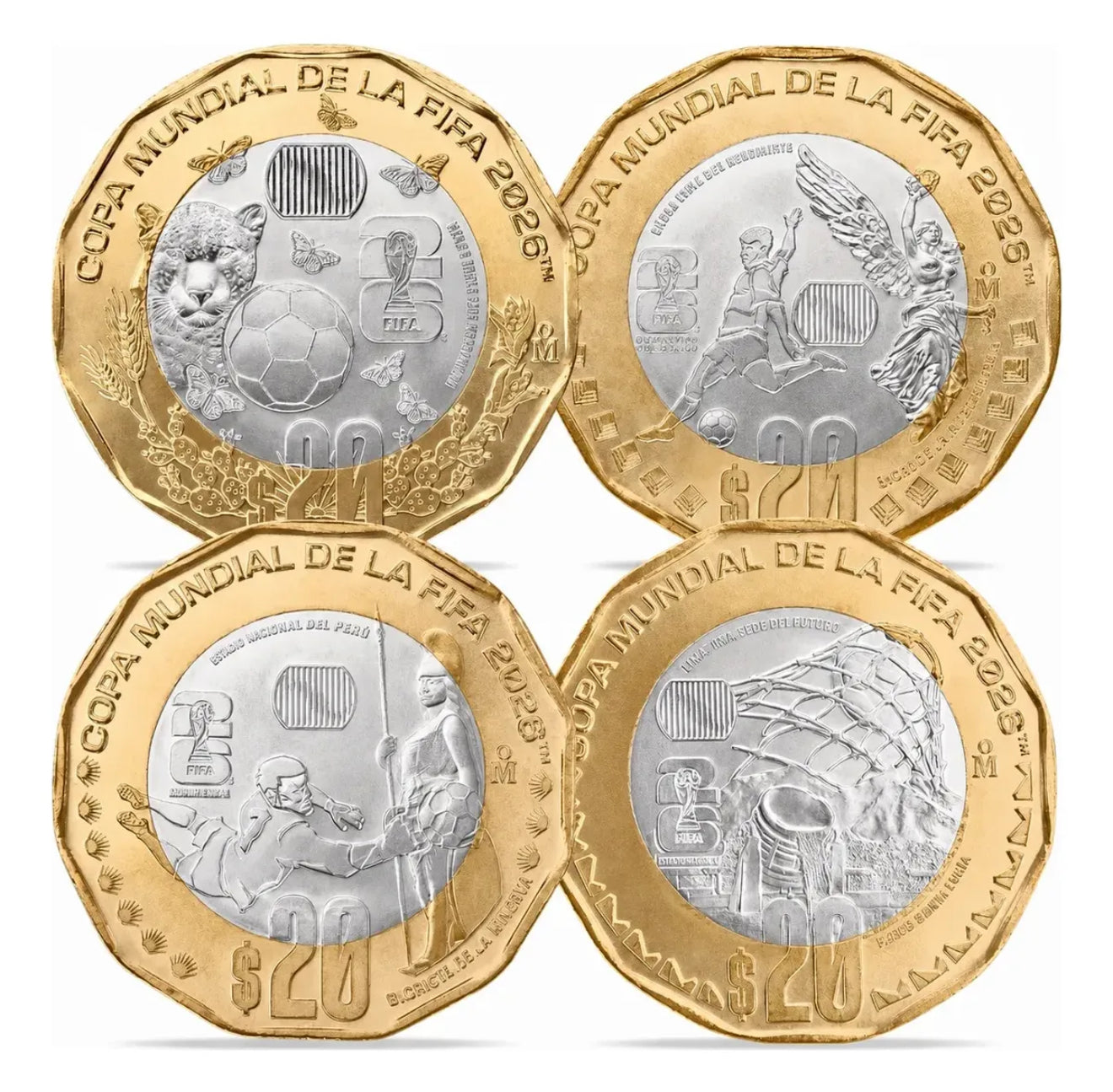 Colección Monedas Commemorativas “Mundial 2026”