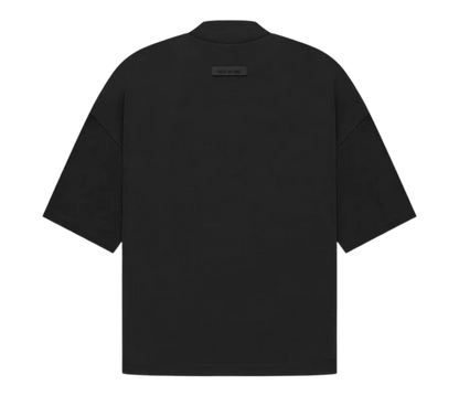 TEE ESSENTIALS BLACK JET BLACK