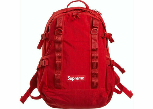 Supreme - Backpack (FW20) en rojo oscuro