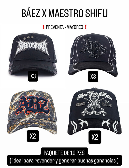 PAQUETE DE MAYOREO “BÁEZ X MAESTRO SHIFU” V2 (APARTADO PREVENTA)