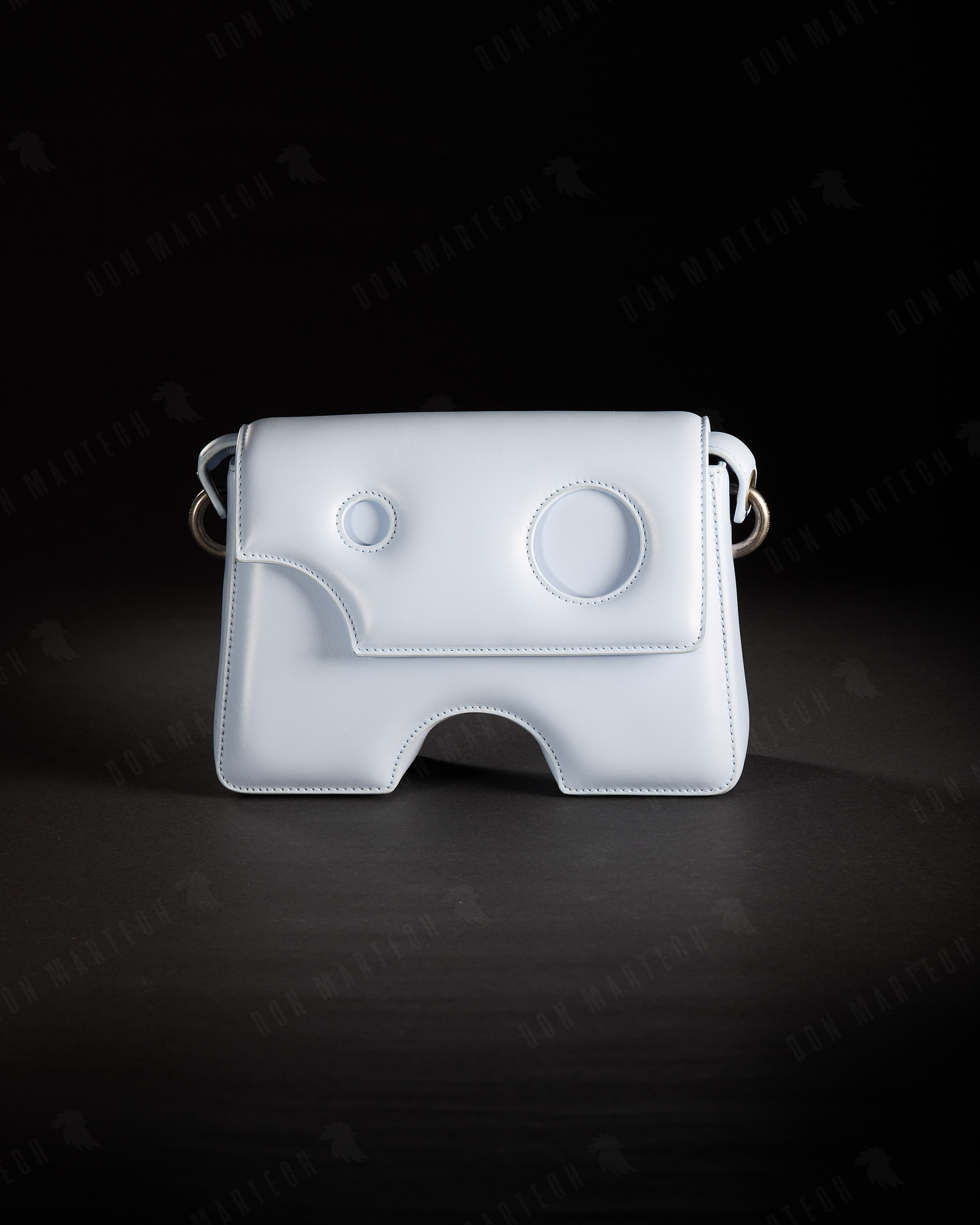 Off White Bolso Burrow - Light Blue