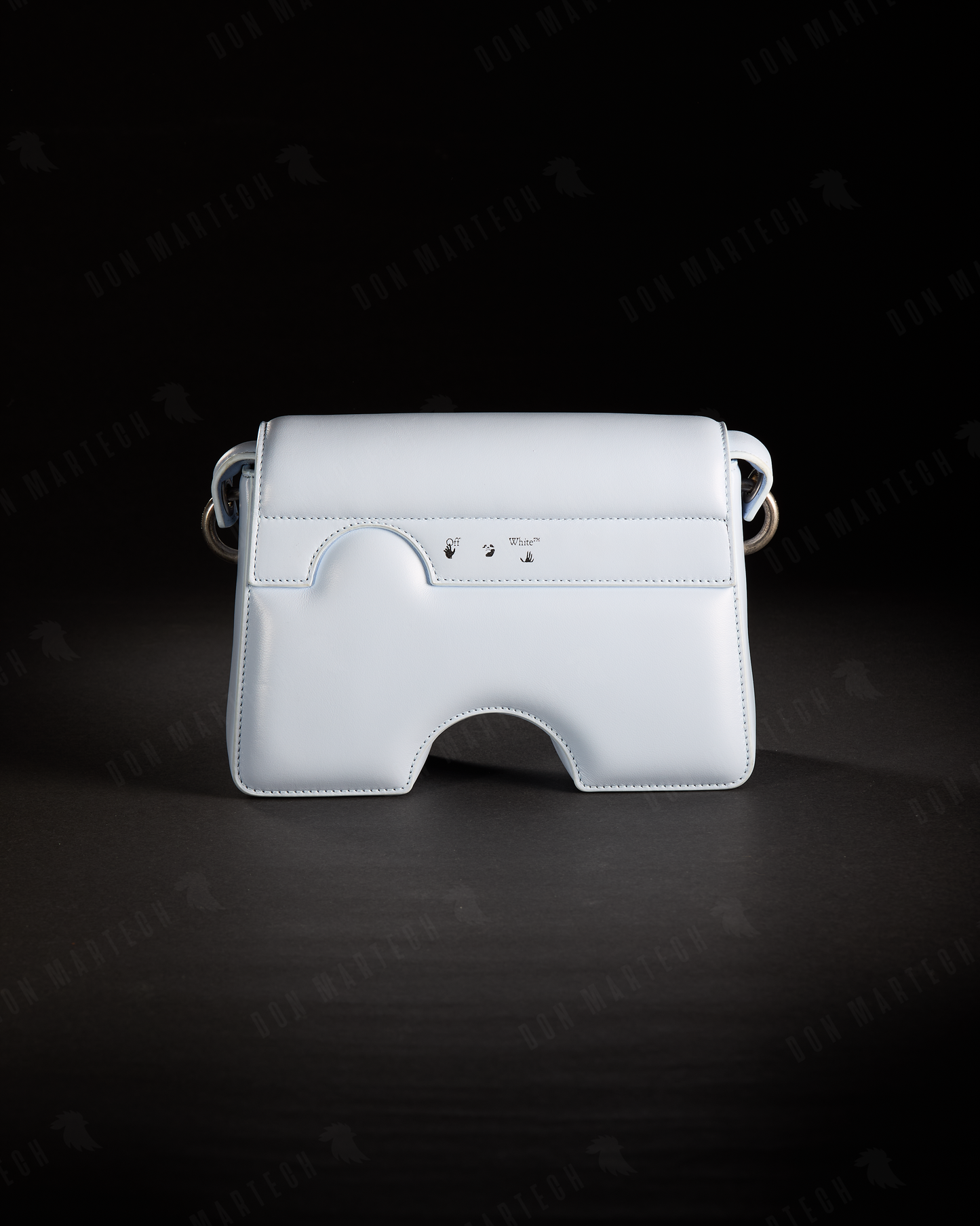 Off White Bolso Burrow - Light Blue