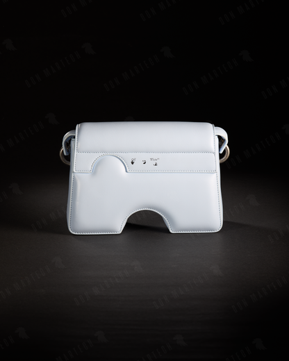 Off White Bolso Burrow - Light Blue